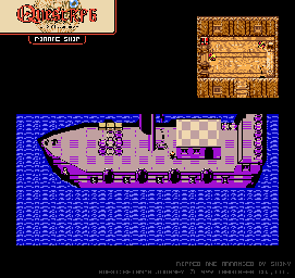 Thumbnail for a map of Pirate Ship (Unmarked) for the Game Boy game Quest RPG: Brian's Journey.