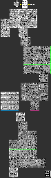 Thumbnail for a map of Chapter 2 (Unmarked) for the Game Boy game Rolan's Curse.
