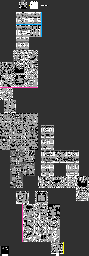 Thumbnail for a map of Chapter 3 (Unmarked) for the Game Boy game Rolan's Curse.