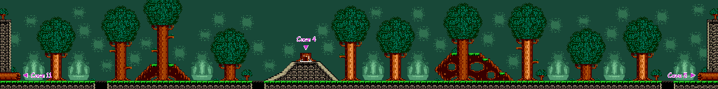 Thumbnail for a map of F2: Spider Forest 2 (Day) for the Game Boy game Shantae.
