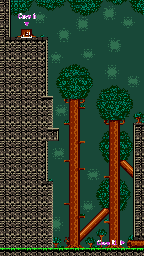 Thumbnail for a map of F3: Spider Forest 3 (Day) for the Game Boy game Shantae.