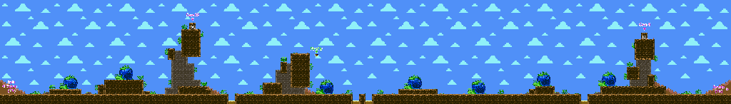 Thumbnail for a map of X2: Snail Wasteland (Day) for the Game Boy game Shantae.