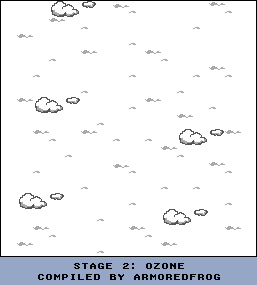 Thumbnail for a map of Stage 2 - Ozone for the Game Boy game Solar Striker.