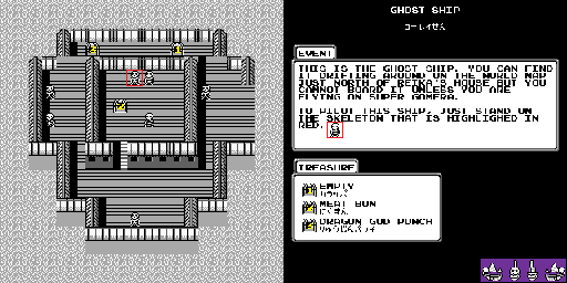 Thumbnail for a map of Ghost Ship for the Game Boy game Super Chinese Land 3.