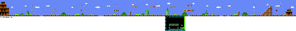 Thumbnail for a map of Challenge World 4-1 for the Game Boy game Super Mario Bros. Deluxe.