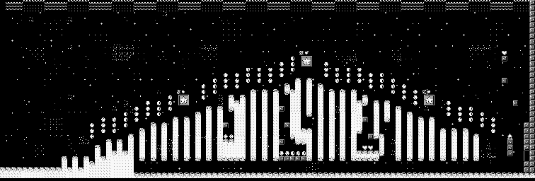 Thumbnail for a map of Space Zone Special for the Game Boy game Super Mario Land 2: 6 Golden Coins.