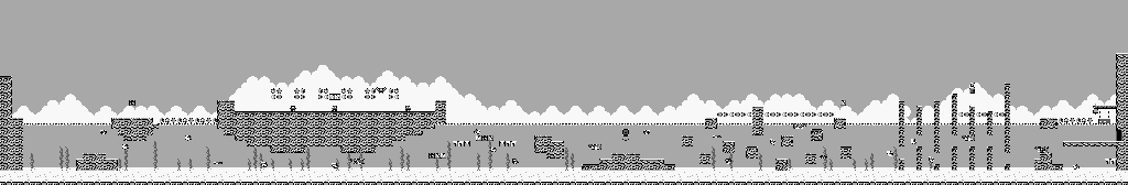 Thumbnail for a map of Turtle Zone 1 for the Game Boy game Super Mario Land 2: 6 Golden Coins.