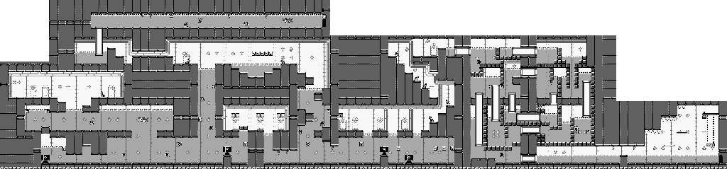 Thumbnail for a map of Turtle Zone 2 for the Game Boy game Super Mario Land 2: 6 Golden Coins.