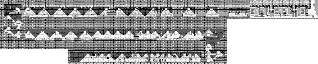 Thumbnail for a map of Wario's Castle for the Game Boy game Super Mario Land 2: 6 Golden Coins.