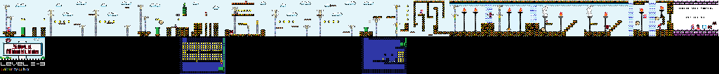 Thumbnail for a map of World 3 3-3 (Colour) for the Game Boy game Super Mario Land.