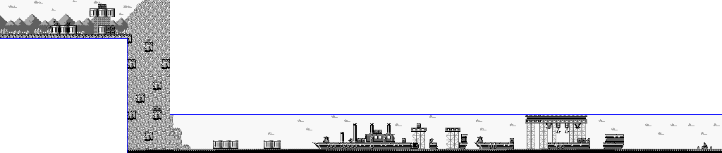 Thumbnail for a map of Stage 1 for the Game Boy game TaleSpin.