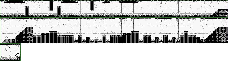 Thumbnail for a map of Stage 2 for the Game Boy game Teenage Mutant Ninja Turtles: Fall Of The Foot Clan.