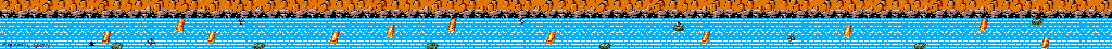 Thumbnail for a map of Level 02: Rapids for the Game Boy game Tintin In Tibet.