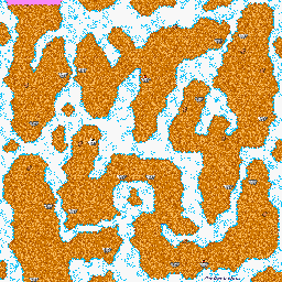 Thumbnail for a map of Level 12: Mountain Wall for the Game Boy game Tintin In Tibet.