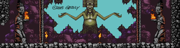 Thumbnail for a map of Caves (C) for the Game Boy game Tomb Raider: Curse Of The Sword.