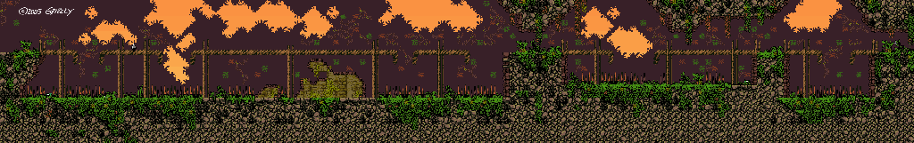 Thumbnail for a map of Jungle (D) for the Game Boy game Tomb Raider: Curse Of The Sword.