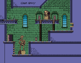 Thumbnail for a map of Museum Floor 2 (C) for the Game Boy game Tomb Raider: Curse Of The Sword.