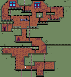 Thumbnail for a map of Museum Floor 3 (B) for the Game Boy game Tomb Raider: Curse Of The Sword.