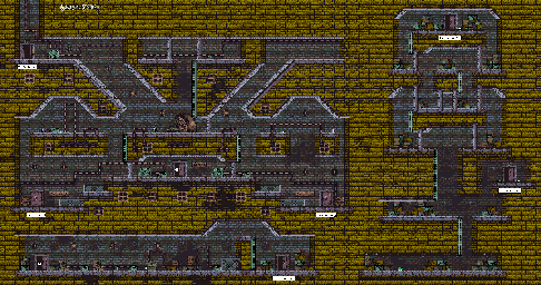 Thumbnail for a map of Subway Generator Room for the Game Boy game Tomb Raider: Curse Of The Sword.