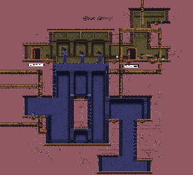 Thumbnail for a map of Subway Platform 1 (C) (High) for the Game Boy game Tomb Raider: Curse Of The Sword.