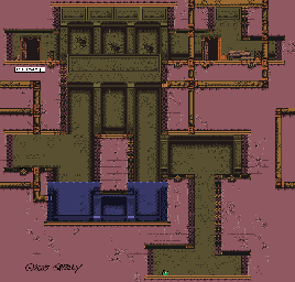 Thumbnail for a map of Subway Platform 1 (C) (Low) for the Game Boy game Tomb Raider: Curse Of The Sword.