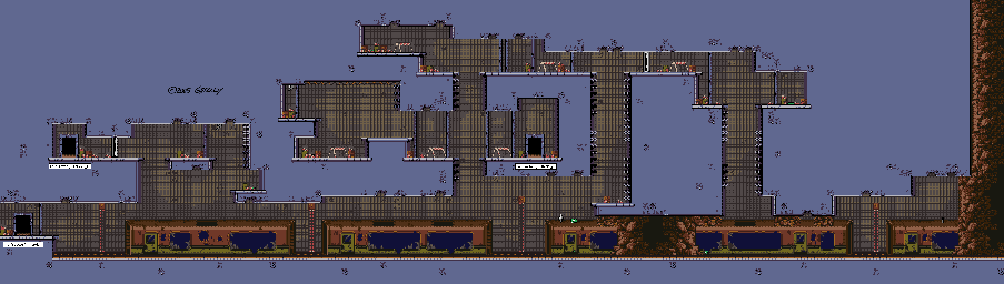 Thumbnail for a map of Subway Sector 1 - Track 2 (A) for the Game Boy game Tomb Raider: Curse Of The Sword.