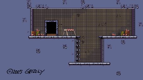 Thumbnail for a map of Subway Sector 1 - Track 2 (C) for the Game Boy game Tomb Raider: Curse Of The Sword.