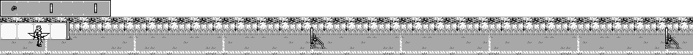 Thumbnail for a map of Archery for the Game Boy game Track & Field.