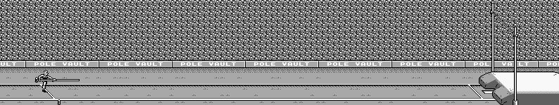Thumbnail for a map of Pole Vault for the Game Boy game Track & Field.