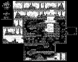 Thumbnail for a map of World 2 for the Game Boy game Trip World.