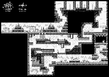 Thumbnail for a map of World 4 for the Game Boy game Trip World.