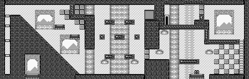 Thumbnail for a map of Area 2 Stage 4 for the Game Boy game Ultraman Ball.