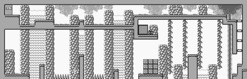 Thumbnail for a map of Area 3 Stage 3 for the Game Boy game Ultraman Ball.