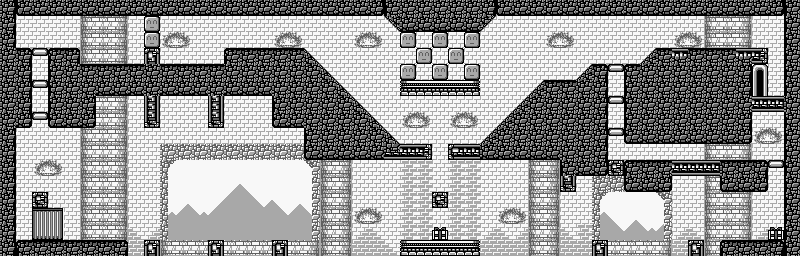 Thumbnail for a map of Area 3 Stage 4 for the Game Boy game Ultraman Ball.