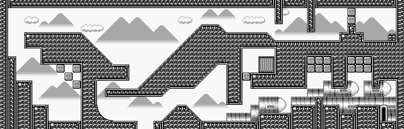 Thumbnail for a map of Area 4 Stage 3 for the Game Boy game Ultraman Ball.