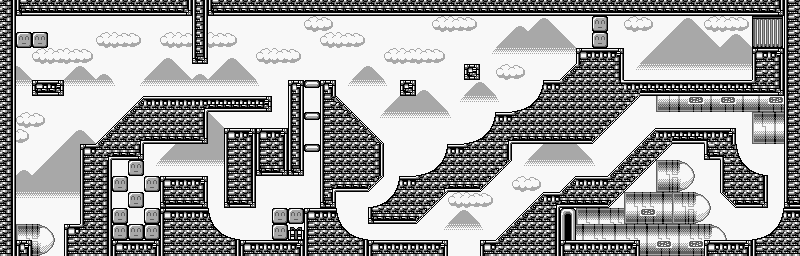 Thumbnail for a map of Area 4 Stage 7 for the Game Boy game Ultraman Ball.