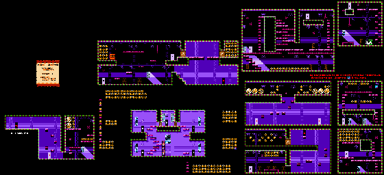 Thumbnail for a map of Final Chapter - Uncanny Mansion Story 1 - Defeat The Giant Spear Man for the Game Boy game Wario Land II.