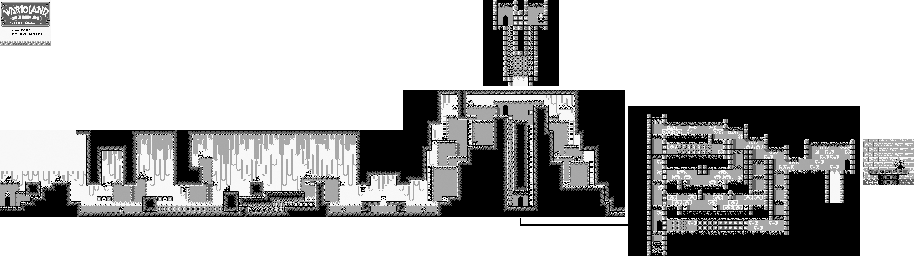 Thumbnail for a map of Mt. Teapot Course No. 13 for the Game Boy game Wario Land: Super Mario Land 3.