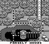 Thumbnail for a map of Parsely Woods for the Game Boy game Wario Land: Super Mario Land 3.