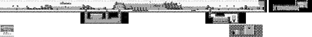 Thumbnail for a map of Rice Beach Course No. 1 (Revisited) for the Game Boy game Wario Land: Super Mario Land 3.