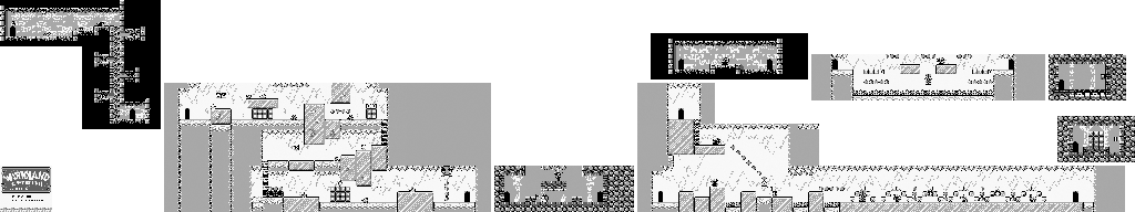 Thumbnail for a map of Sherbet Land Course No. 15 for the Game Boy game Wario Land: Super Mario Land 3.