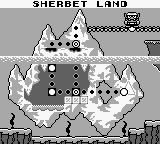 Thumbnail for a map of Sherbet Land for the Game Boy game Wario Land: Super Mario Land 3.