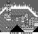 Thumbnail for a map of Stove Canyon for the Game Boy game Wario Land: Super Mario Land 3.