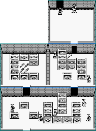 Thumbnail for a map of A6 Warehouse for the Game Boy game Who Framed Roger Rabbit.