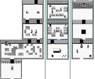 Thumbnail for a map of Doom's Mansion for the Game Boy game Who Framed Roger Rabbit.