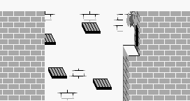Thumbnail for a map of Level 1 Area 3 for the Game Boy game Wizards & Warriors - Chapter X: The Fortress Of Fear.