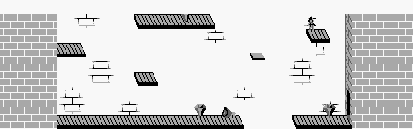 Thumbnail for a map of Level 3 Area 3 (A) for the Game Boy game Wizards & Warriors - Chapter X: The Fortress Of Fear.