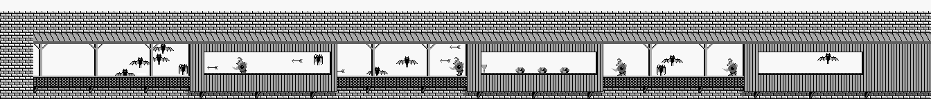 Thumbnail for a map of Level 4 Area 0 (A) for the Game Boy game Wizards & Warriors - Chapter X: The Fortress Of Fear.