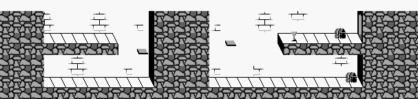 Thumbnail for a map of Level 4 Area 0 (B) for the Game Boy game Wizards & Warriors - Chapter X: The Fortress Of Fear.