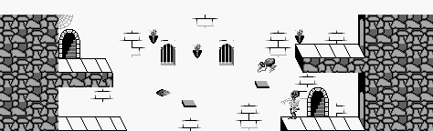 Thumbnail for a map of Level 5 Area 0 (B) for the Game Boy game Wizards & Warriors - Chapter X: The Fortress Of Fear.